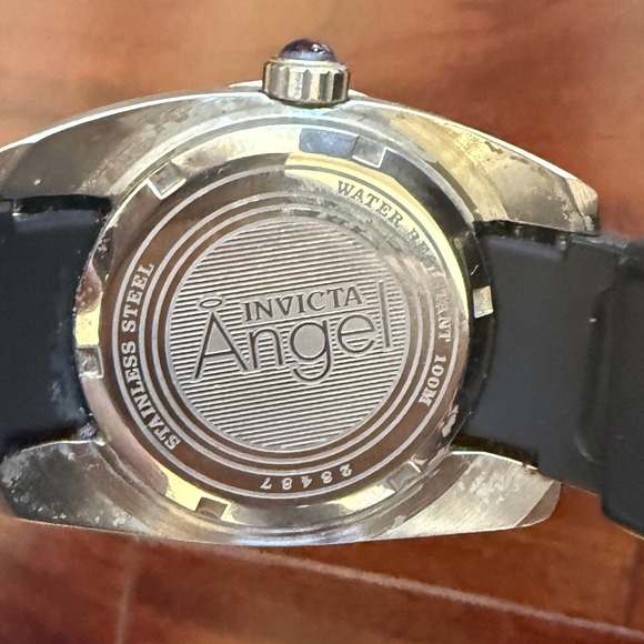 Invicta Angel Watch 28487 Womens Day Date 24H Quartz 39mm Case Pearl Look‎ Dial - Picture 3 of 6